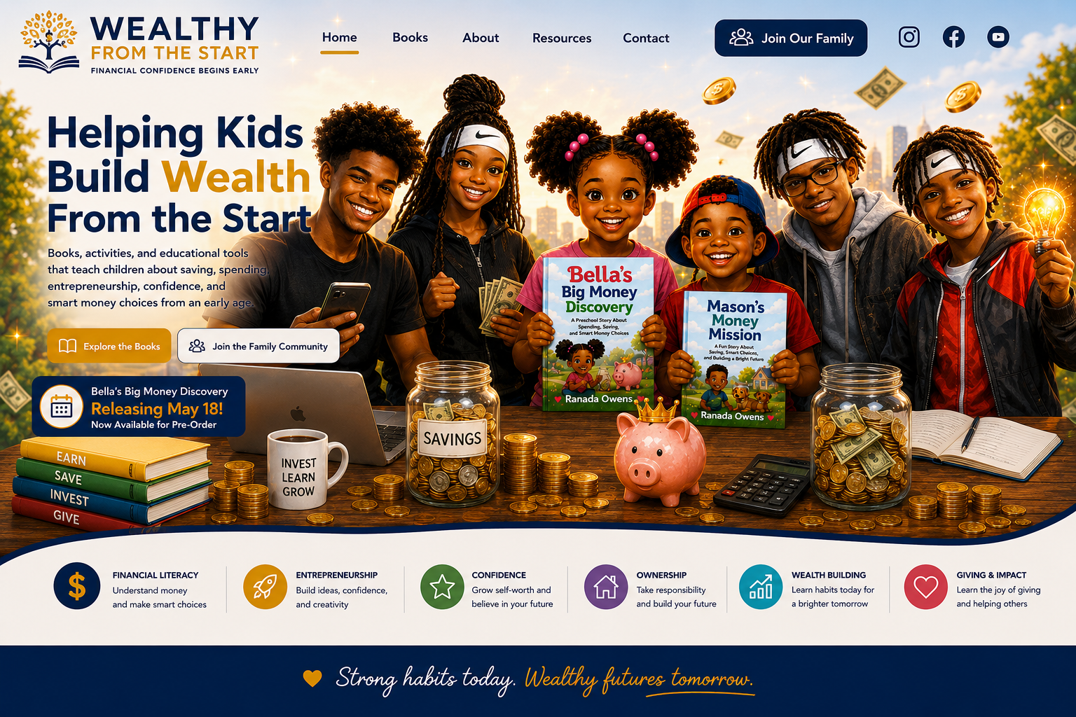 Wealthy From the Start — Helping kids build wealth from the start
