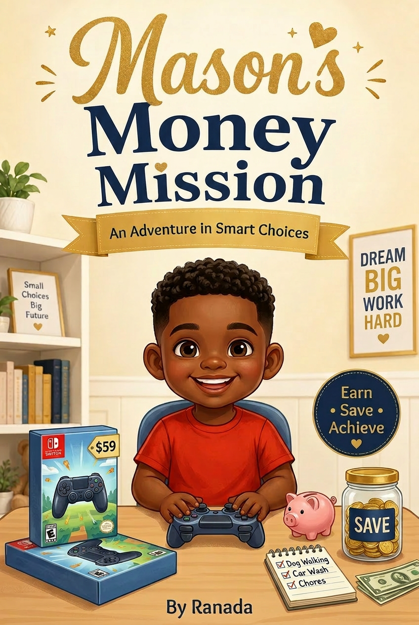 Mason's Money Mission upcoming book cover